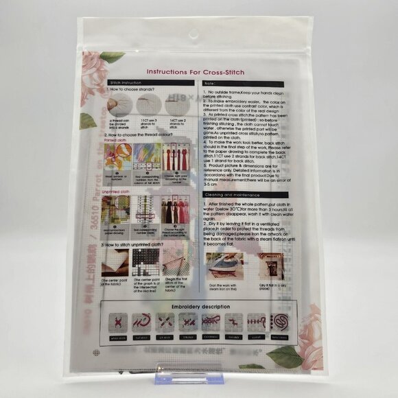 Maydear Parrot on the Treetop Cross Stitch Kit Pre-Printed Fabric - Picture 5 of 5